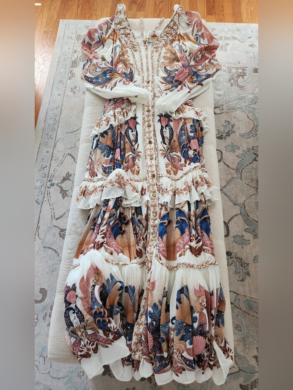 FARM Rio SEA Garden Braid Maxi Dress - Picture 4 of 8